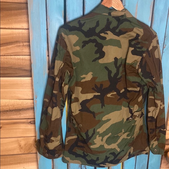 US military hot weather coat woodland Camouflage Men's Jacket size XS regular - Picture 5 of 6